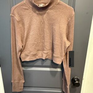 Mono B Cozy Brown Sweater